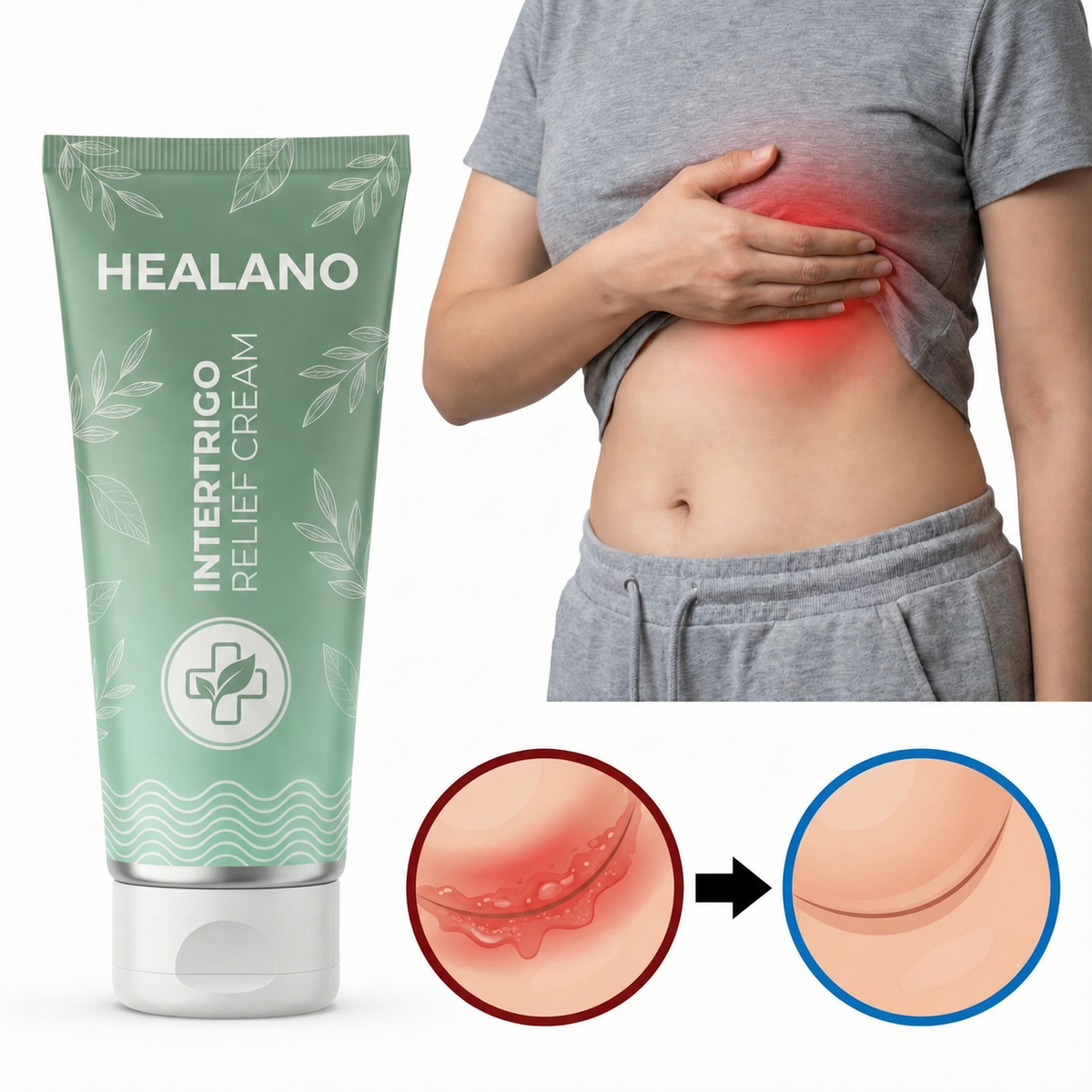 Healano Intertrigo Relief Cream